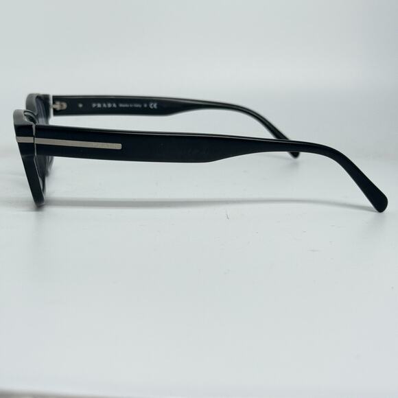 Prada VPR 22R 1BO-1O1 Eyeglasses Used Frames Black Rectangular 54-16-145 H17789 - Picture 2 of 8